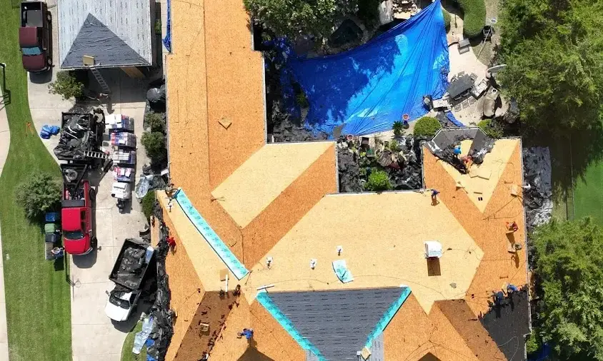 Professional Roof Repair being performed in Branson